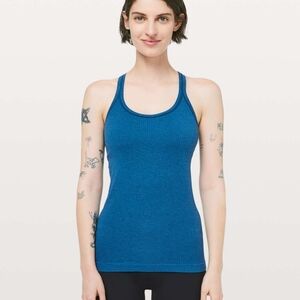 Lululemon Ebb To Street Tank II Deep Marine